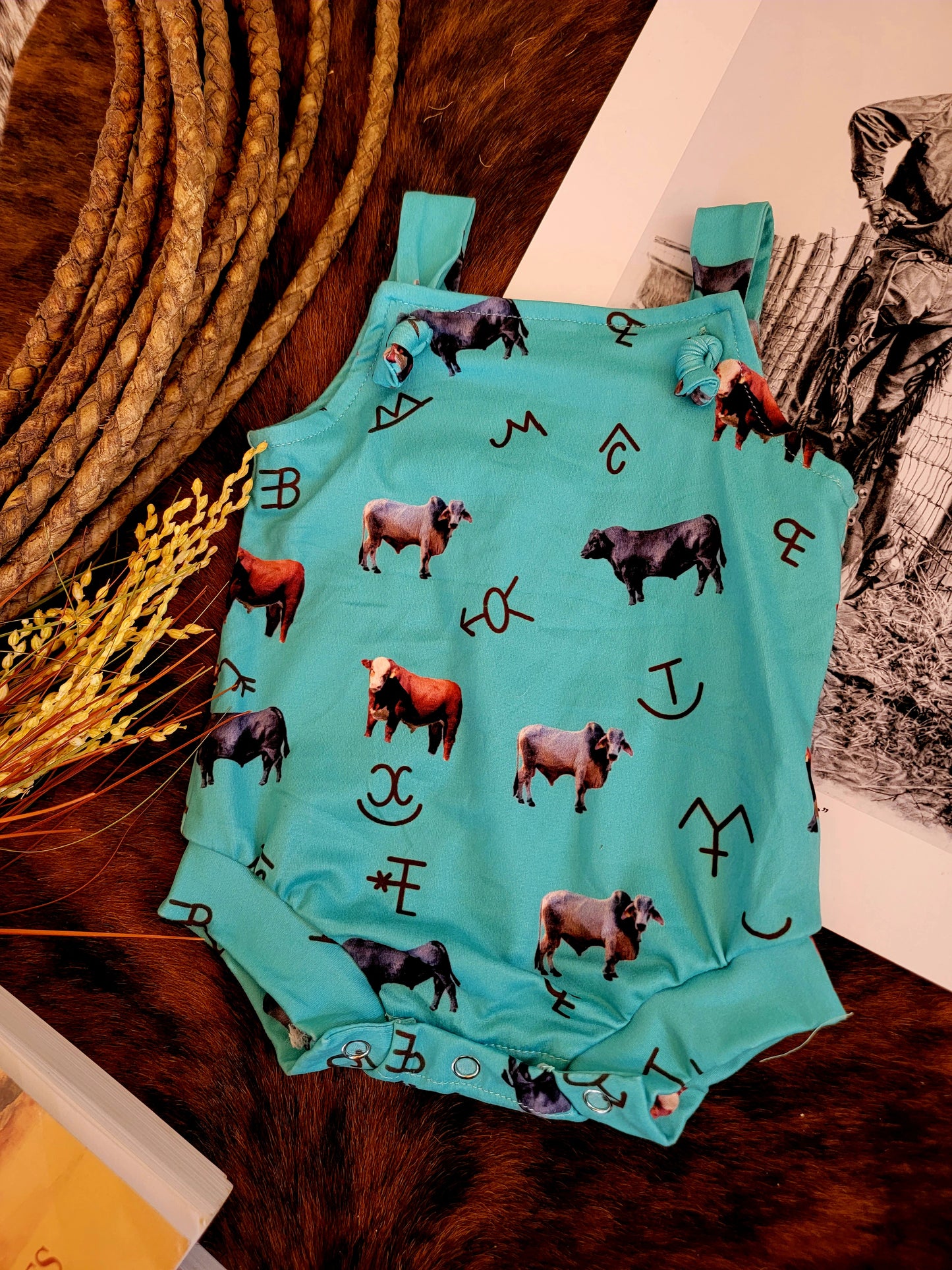 Brand Yer Cattle Romper