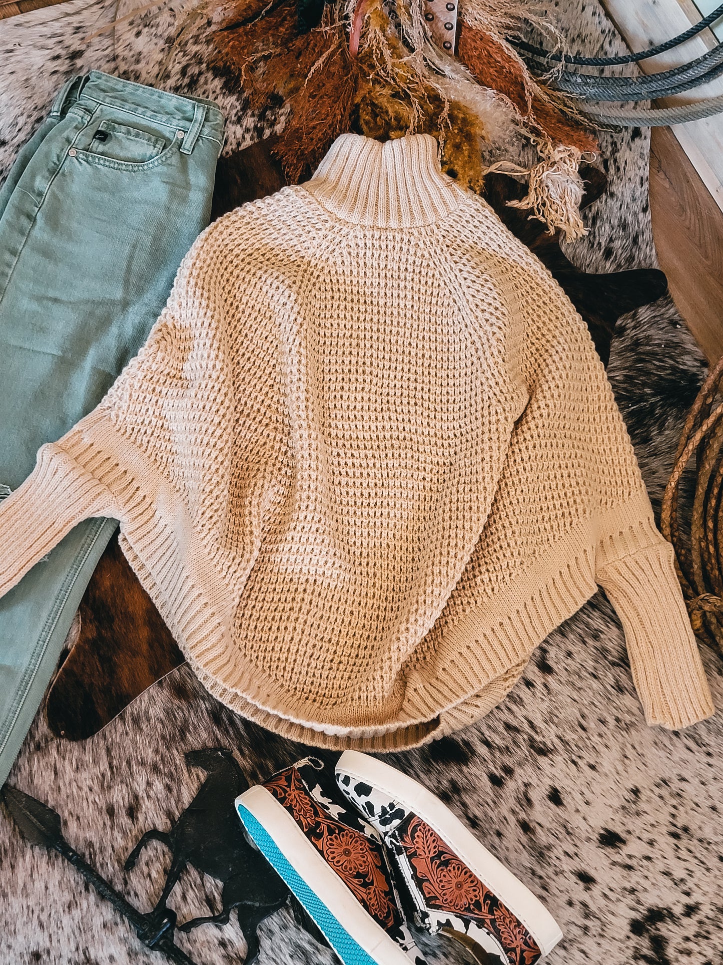 Dolman Poncho (Oatmeal)