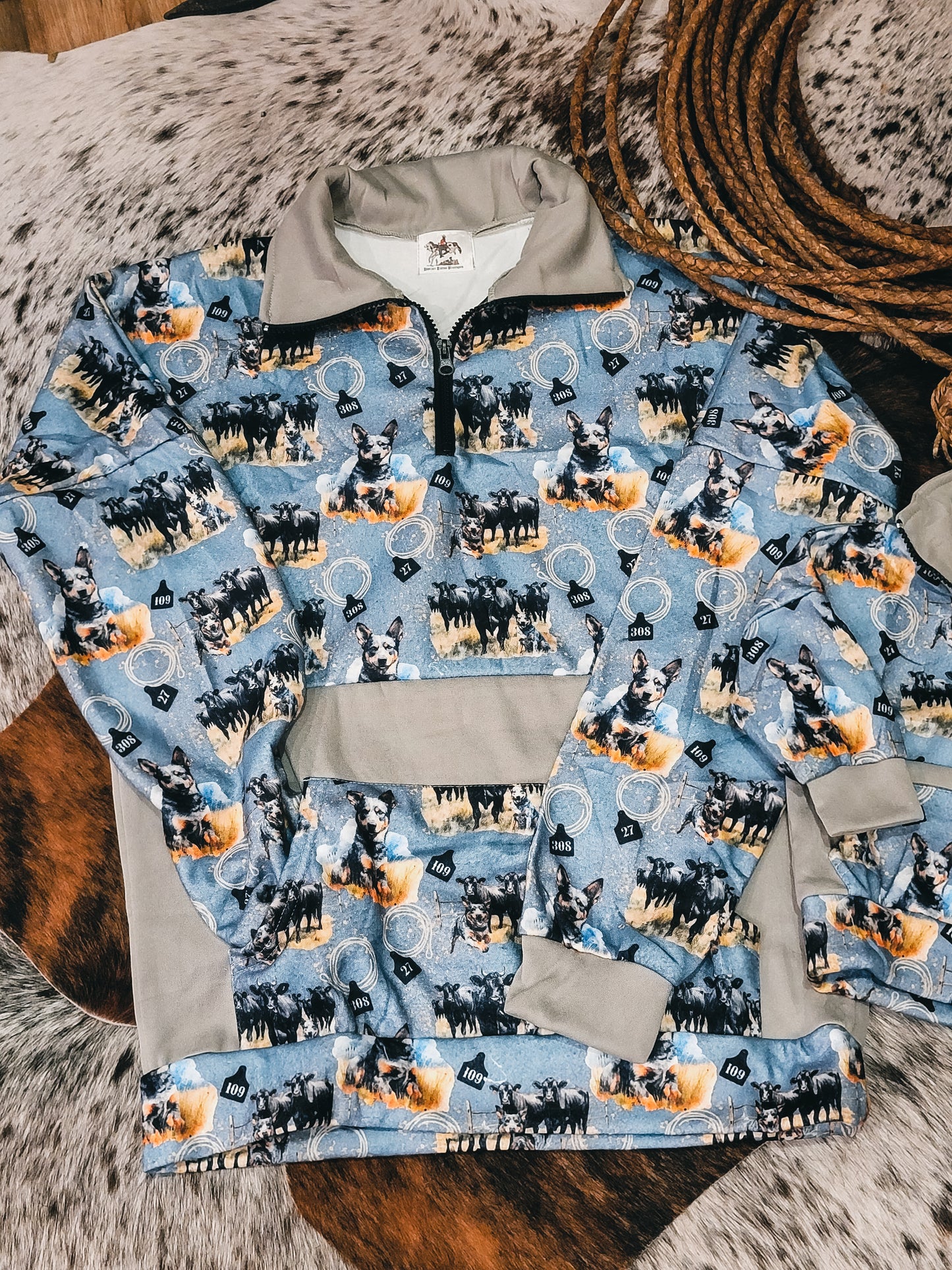 CowDog Quarter Zip (Adults)