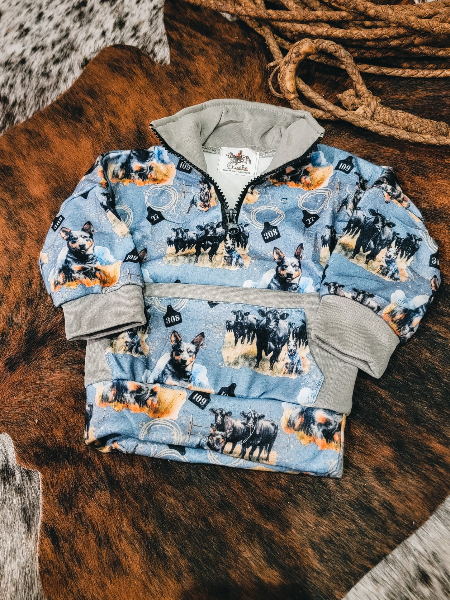 Cowdog Quarter Zip (Kids)