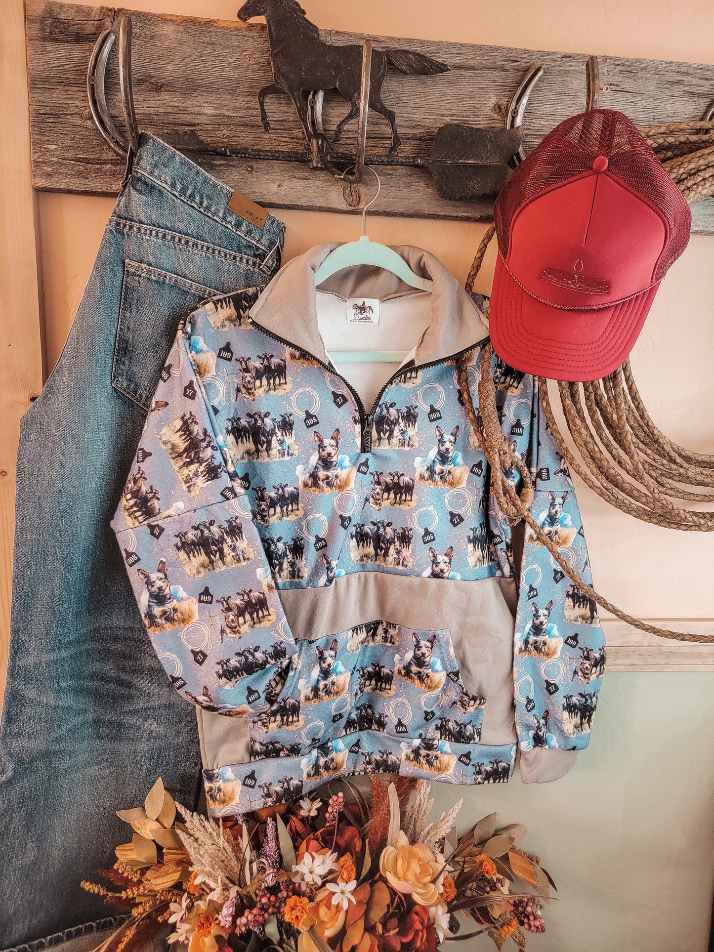 CowDog Quarter Zip (Adults)
