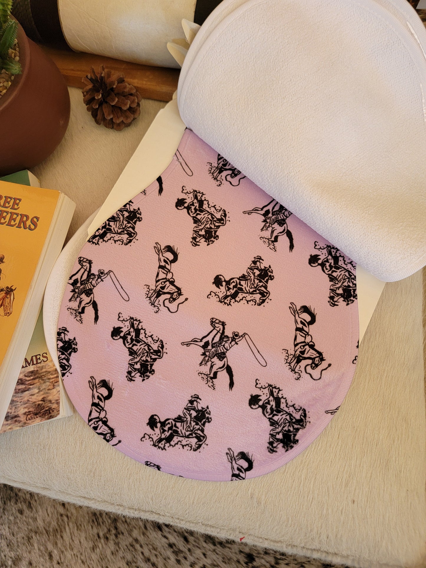 Pink Cowgal Burb Rags