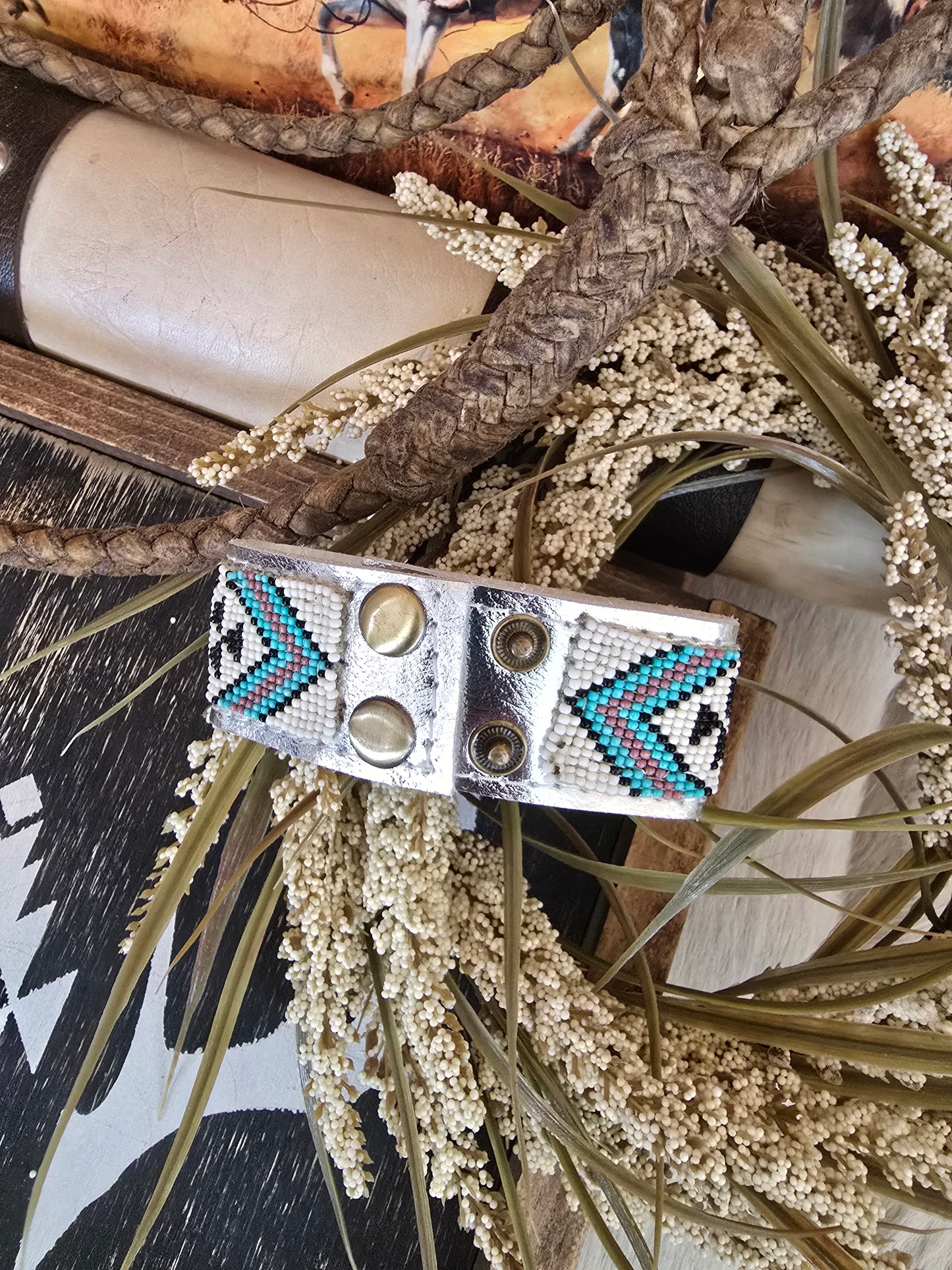 Halina River Leather Cuff