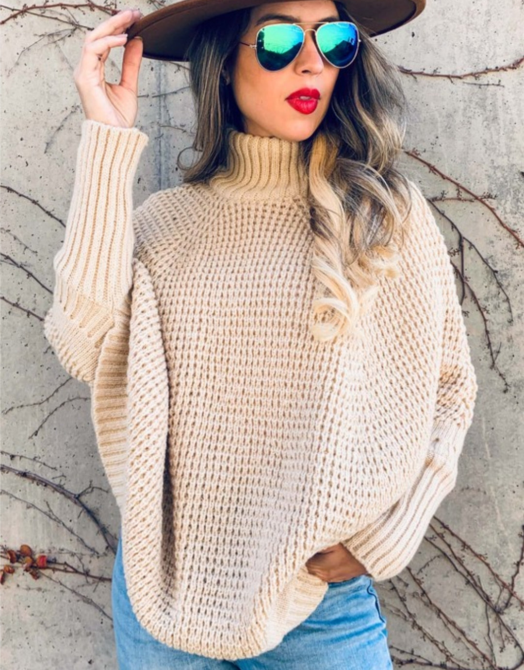 Dolman Poncho (Oatmeal)
