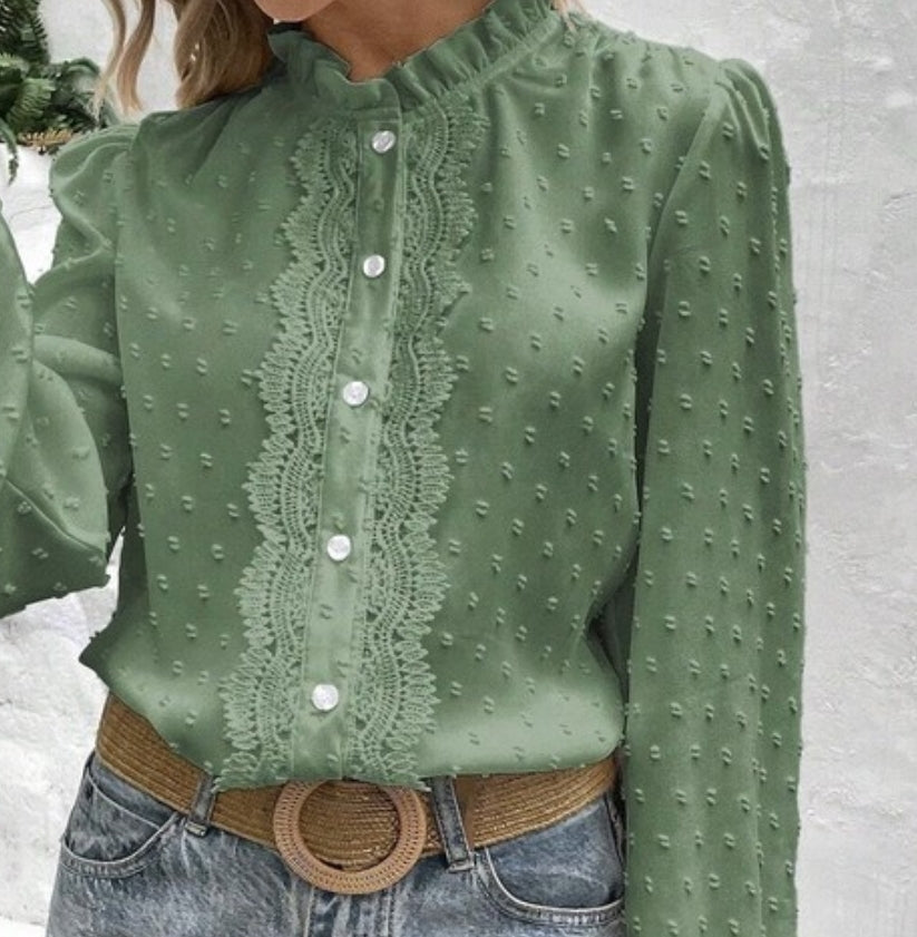 Riverton Blouse (Green)