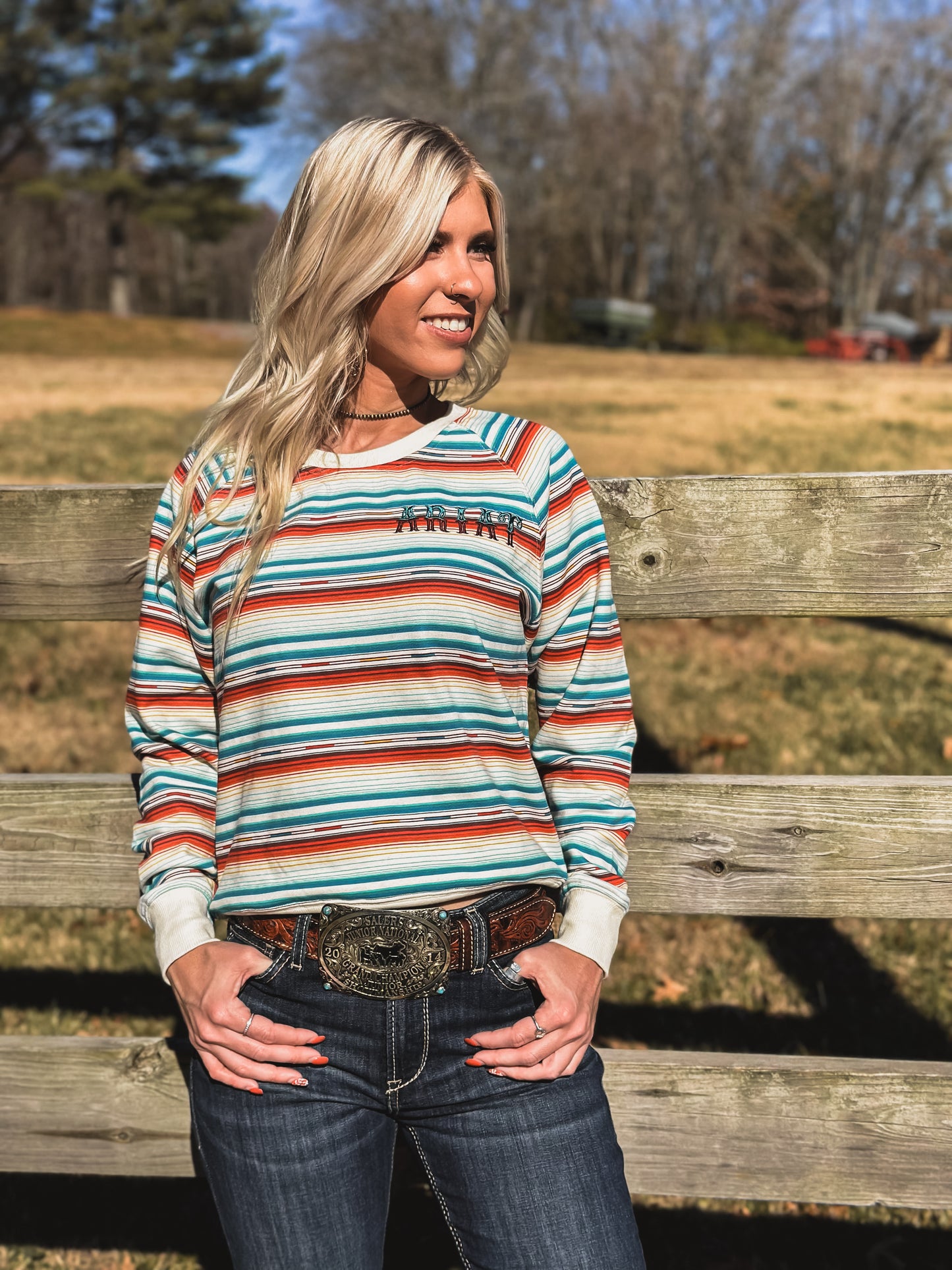Ariat: Real Rosa Sweatshirt