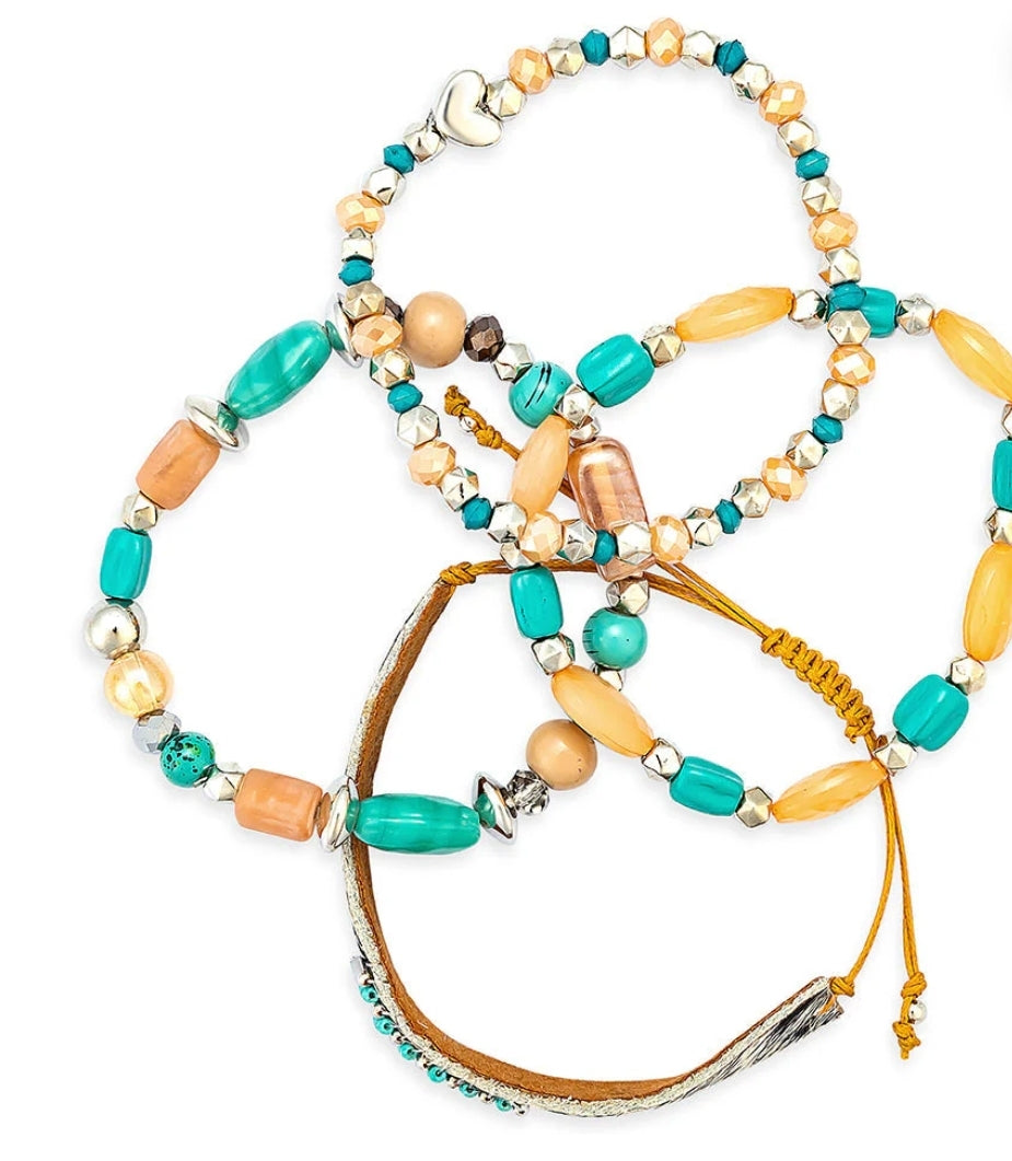 Fallon's Love Stacked Bracelet