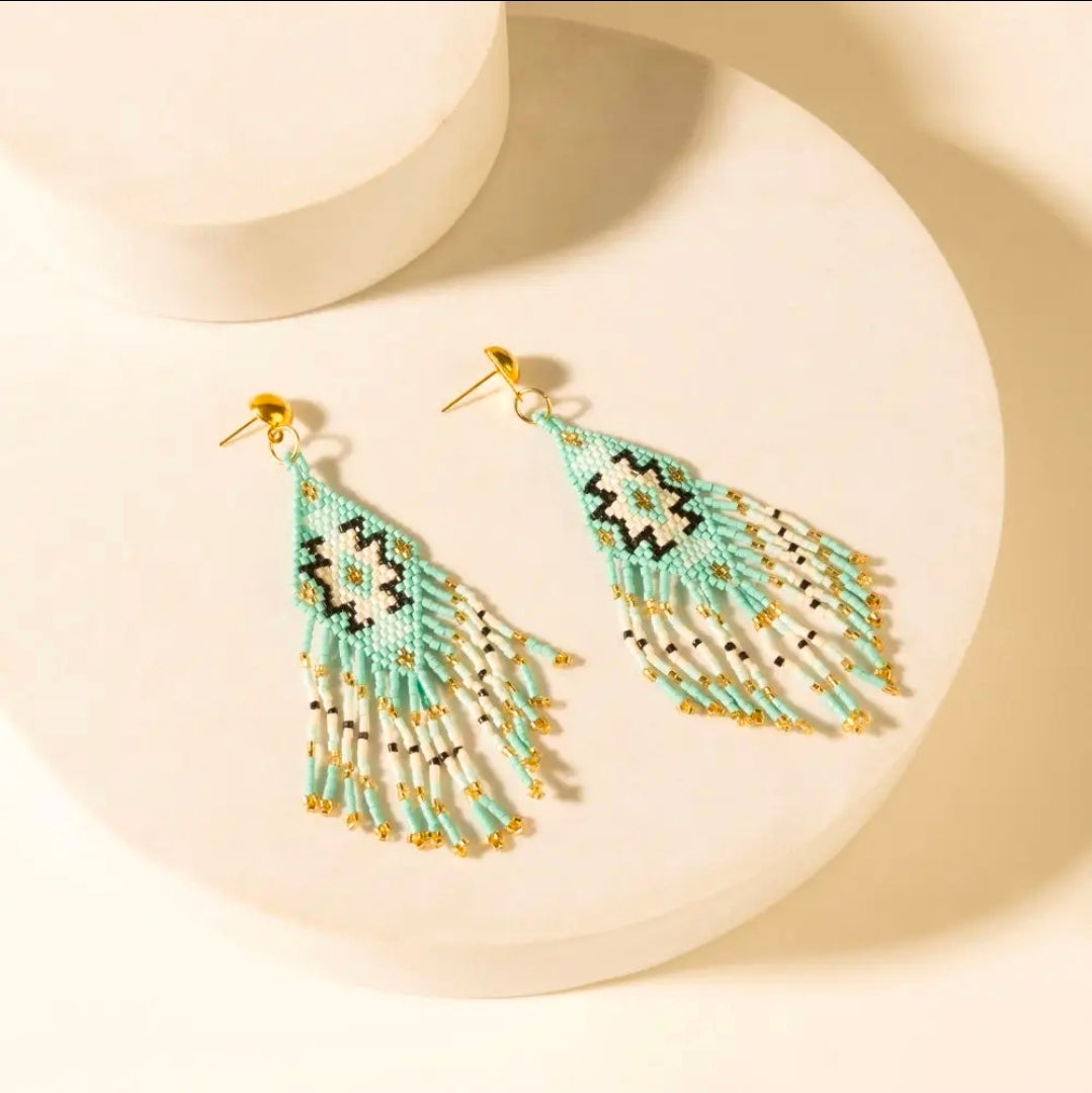 Starfall Earrings (Turquoise)