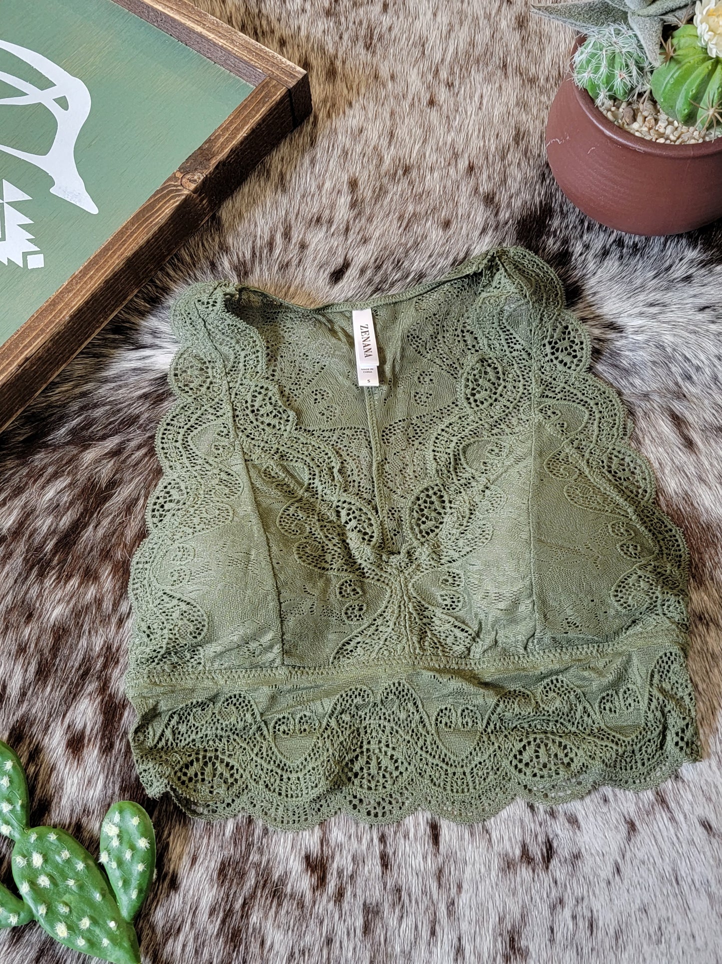 Lace Razorback Bralette