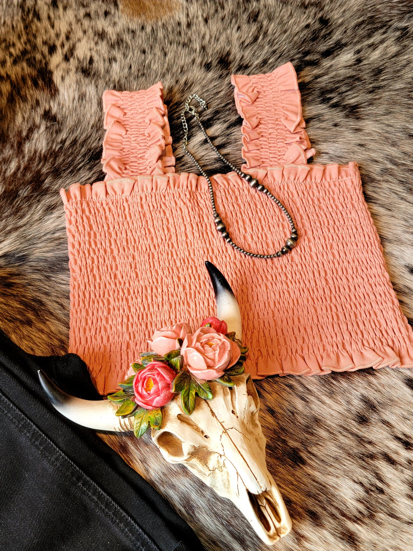 Smocked Crop