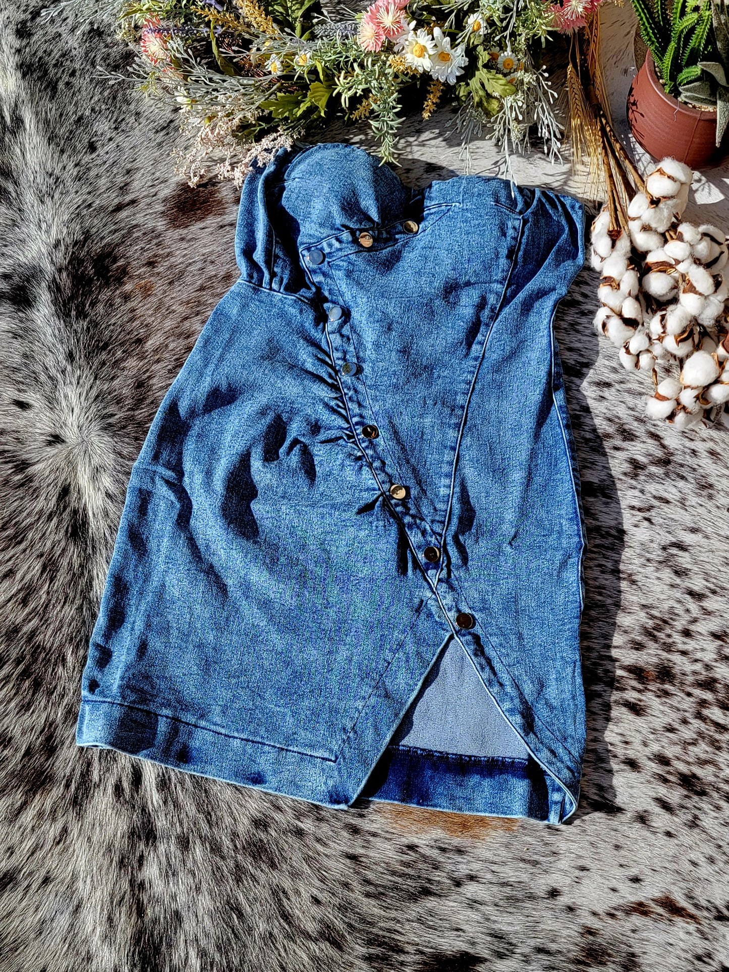 Denim Mini Dress