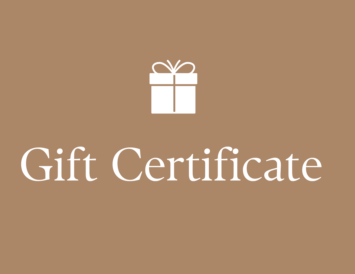 Gift Certificate