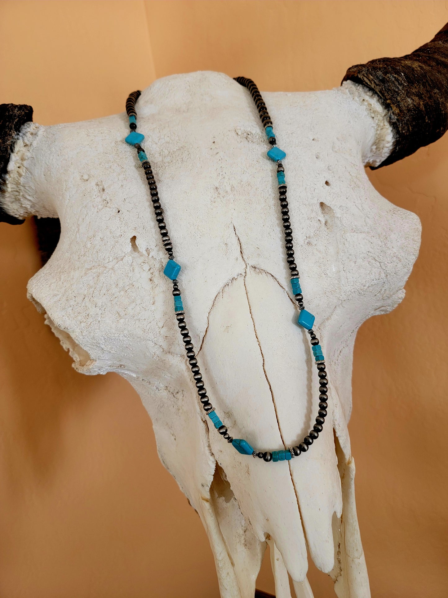 36" Pearl & Turquoise