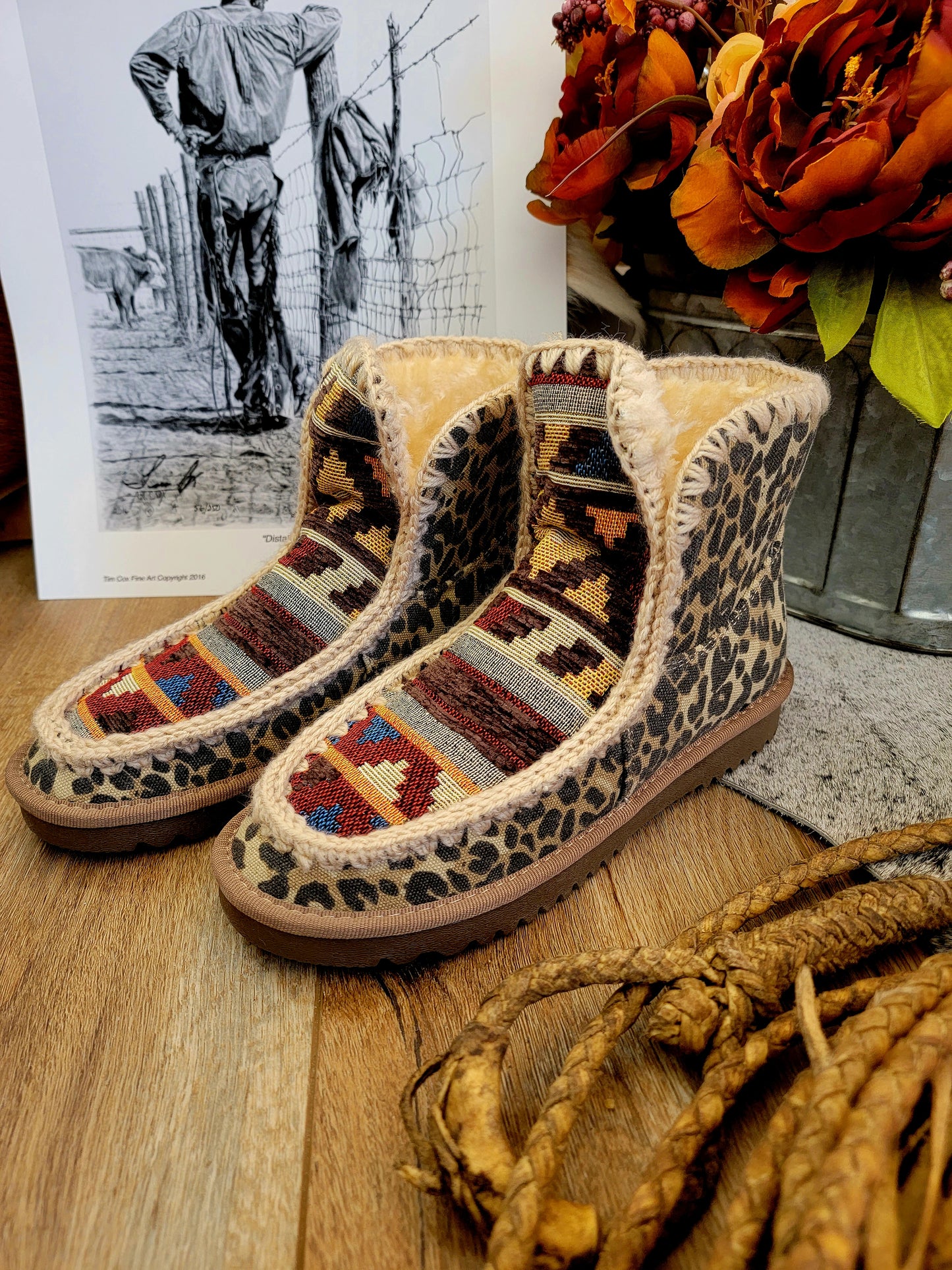 Marvi Boot (Tan Leopard)