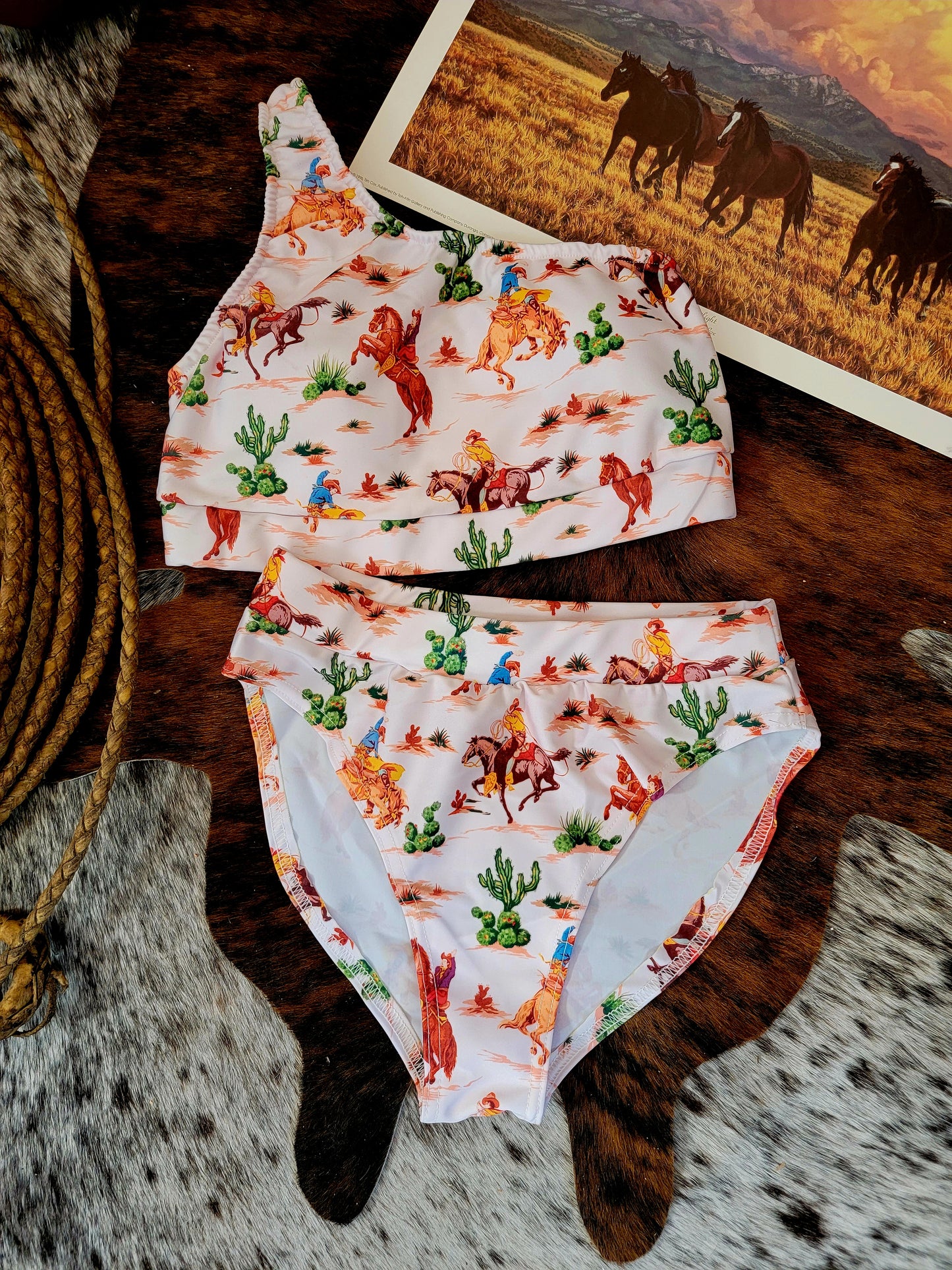 Cowboy & Cactus Bikini