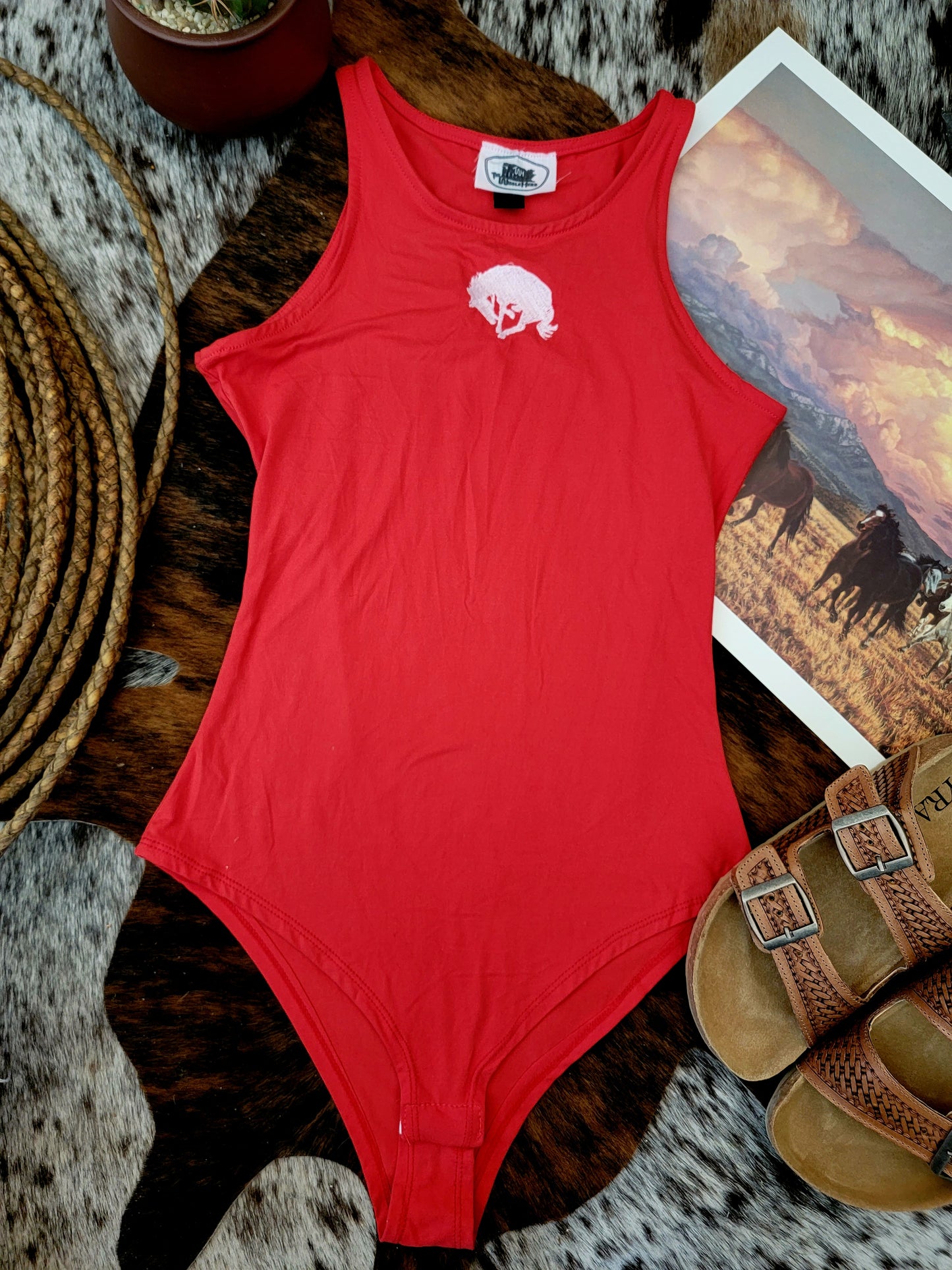 Bronc Buster Embroidered Bodysuits
