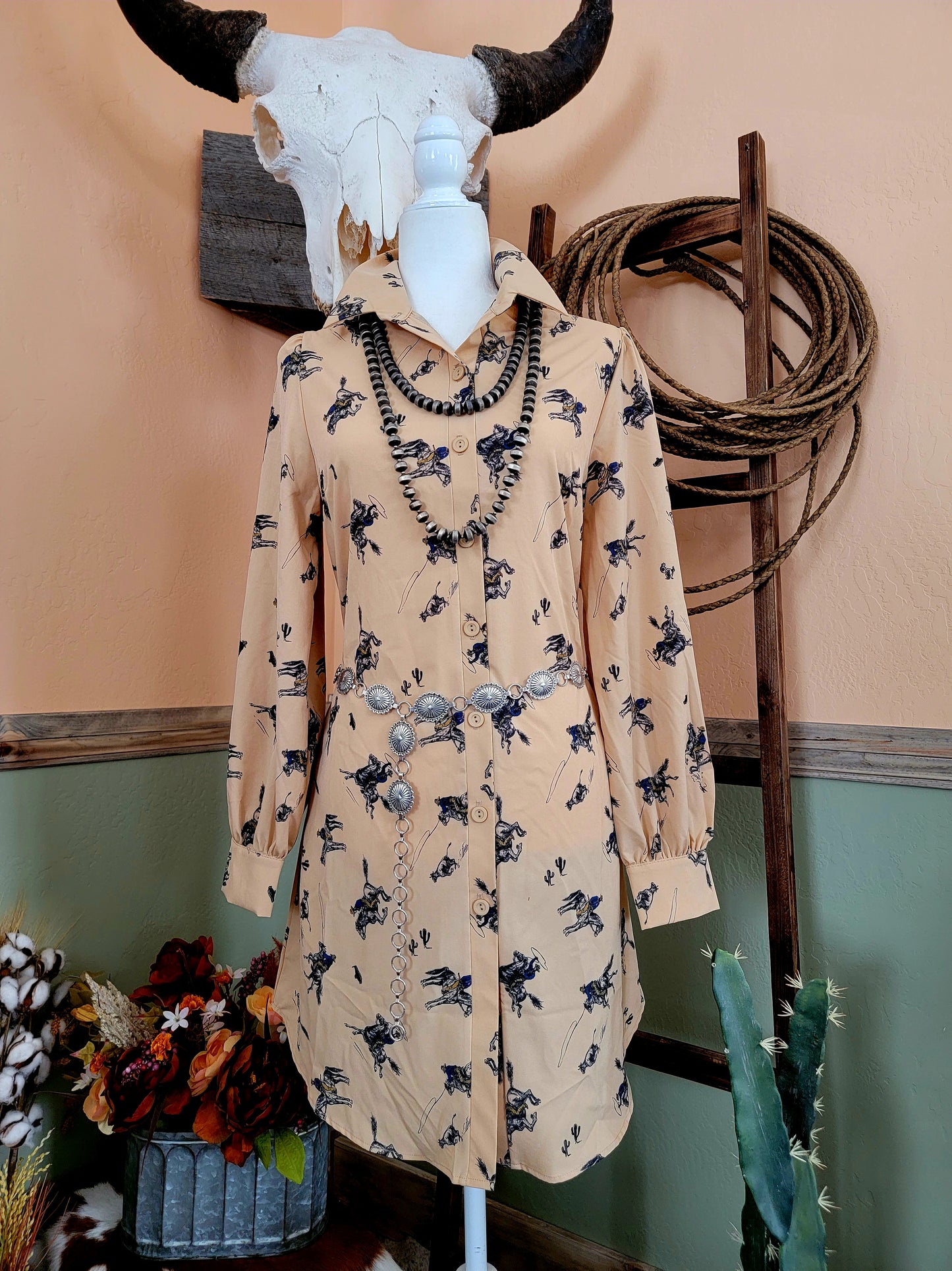 Waylon Button Dress