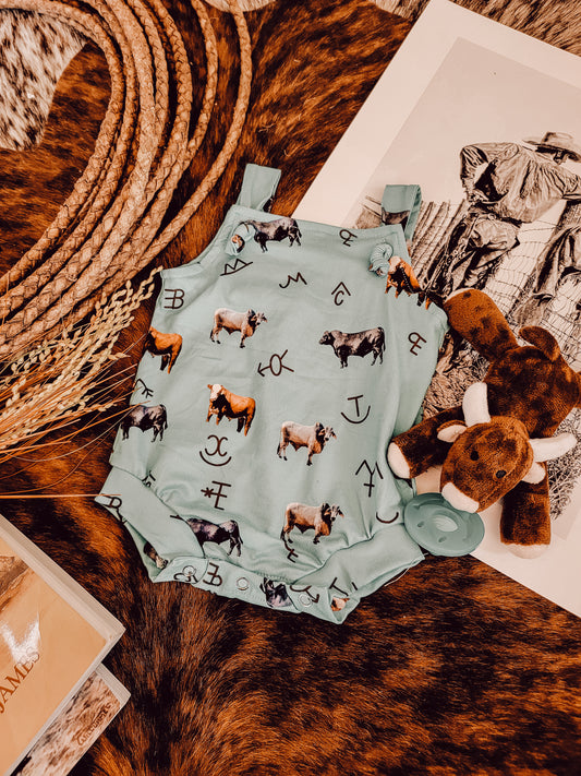 Brand Yer Cattle Romper