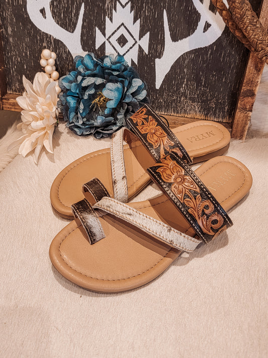 Mags Cowhide Sandals