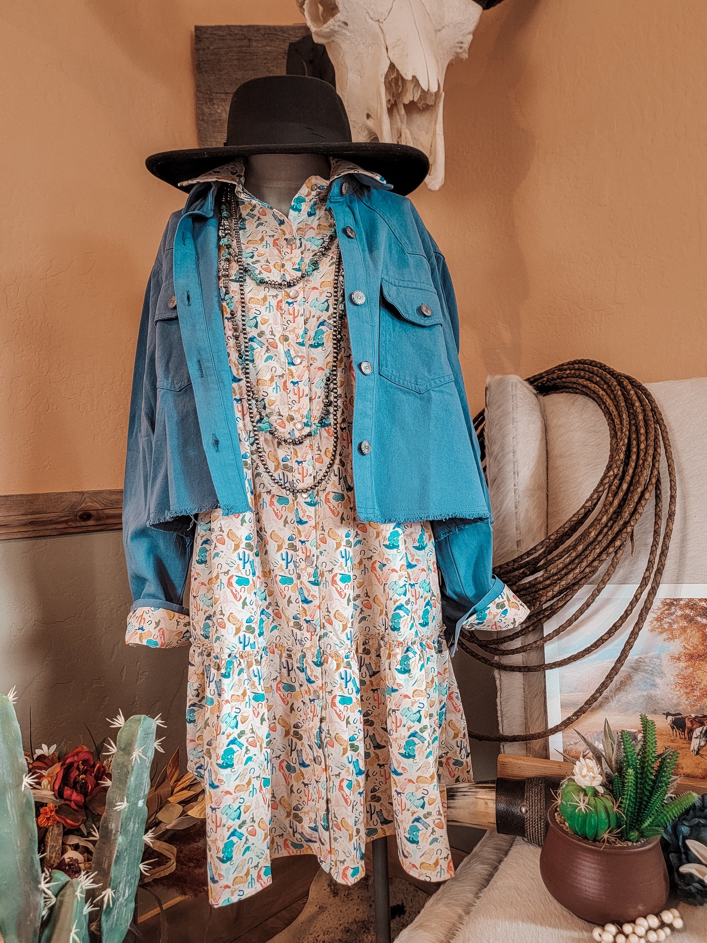 Western Boots Dress