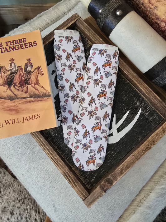 Back then, Cowboy Socks