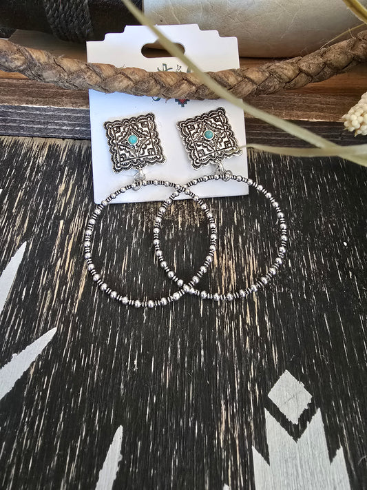 3" Dotted Hoop