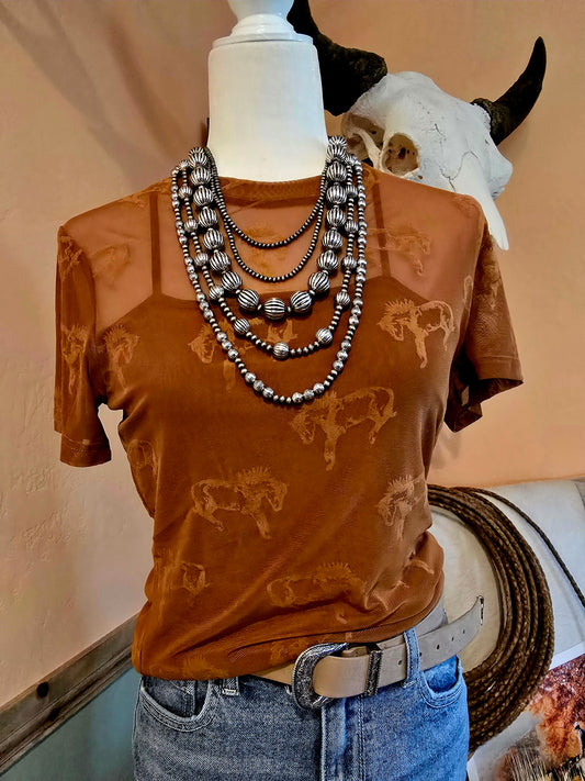 Buck Fifty Tee *Saddle