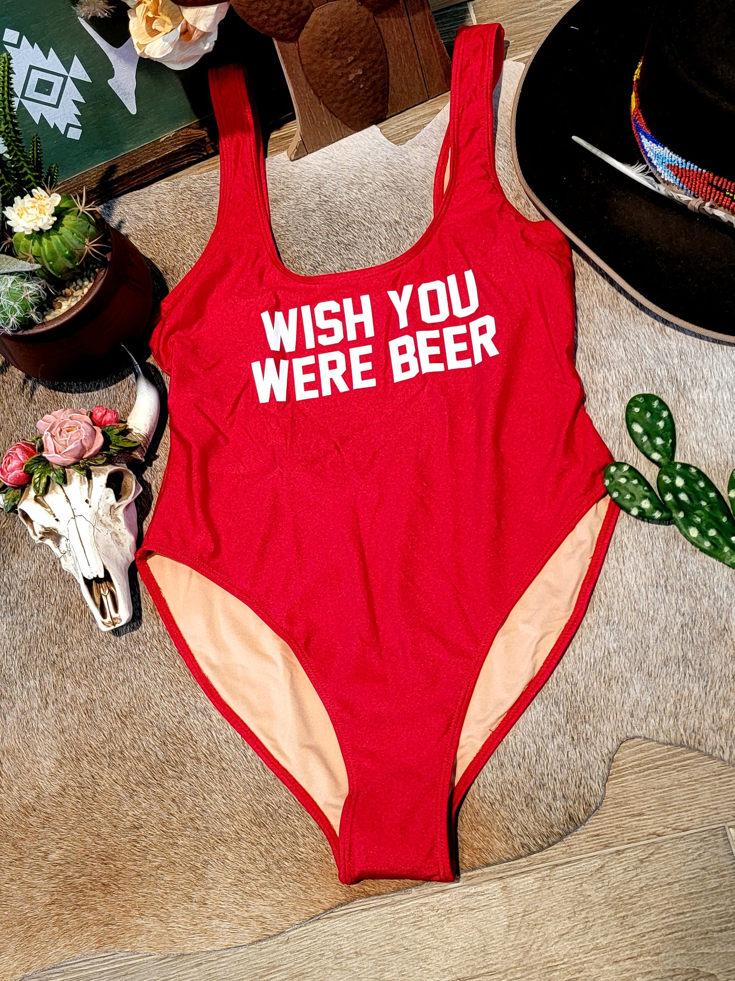 Wish You Were Beer Swimsuit