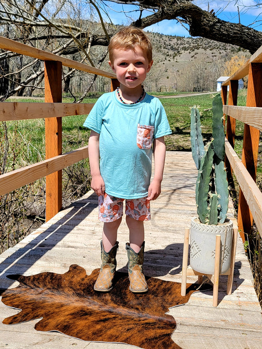 Boys Highlander Set (Baby Blue)