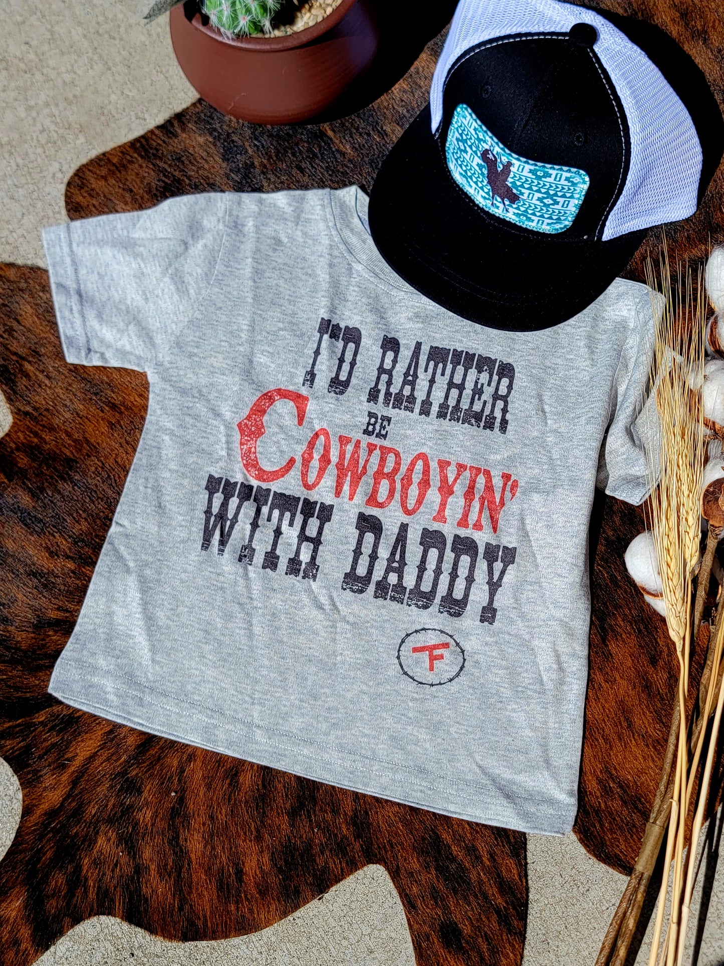 Cowboyin with Daddy (Grey)