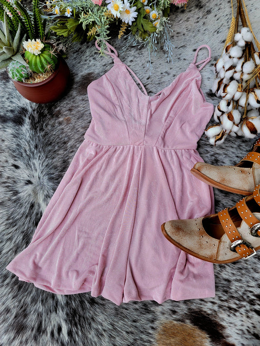 Lynn Romper (Pink Stone)