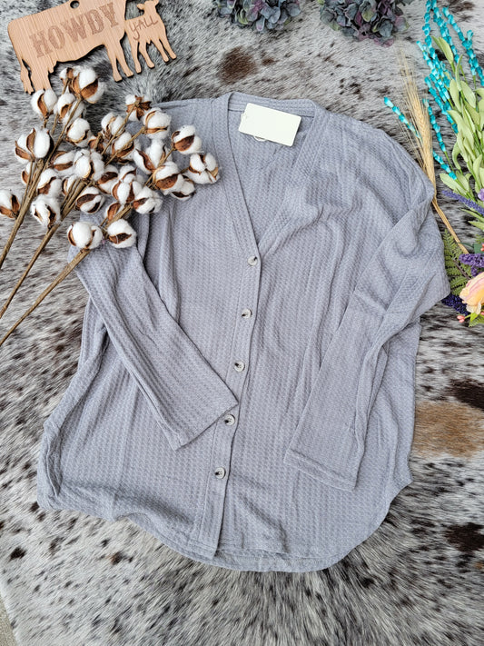 Greta Cardigan (Silver)