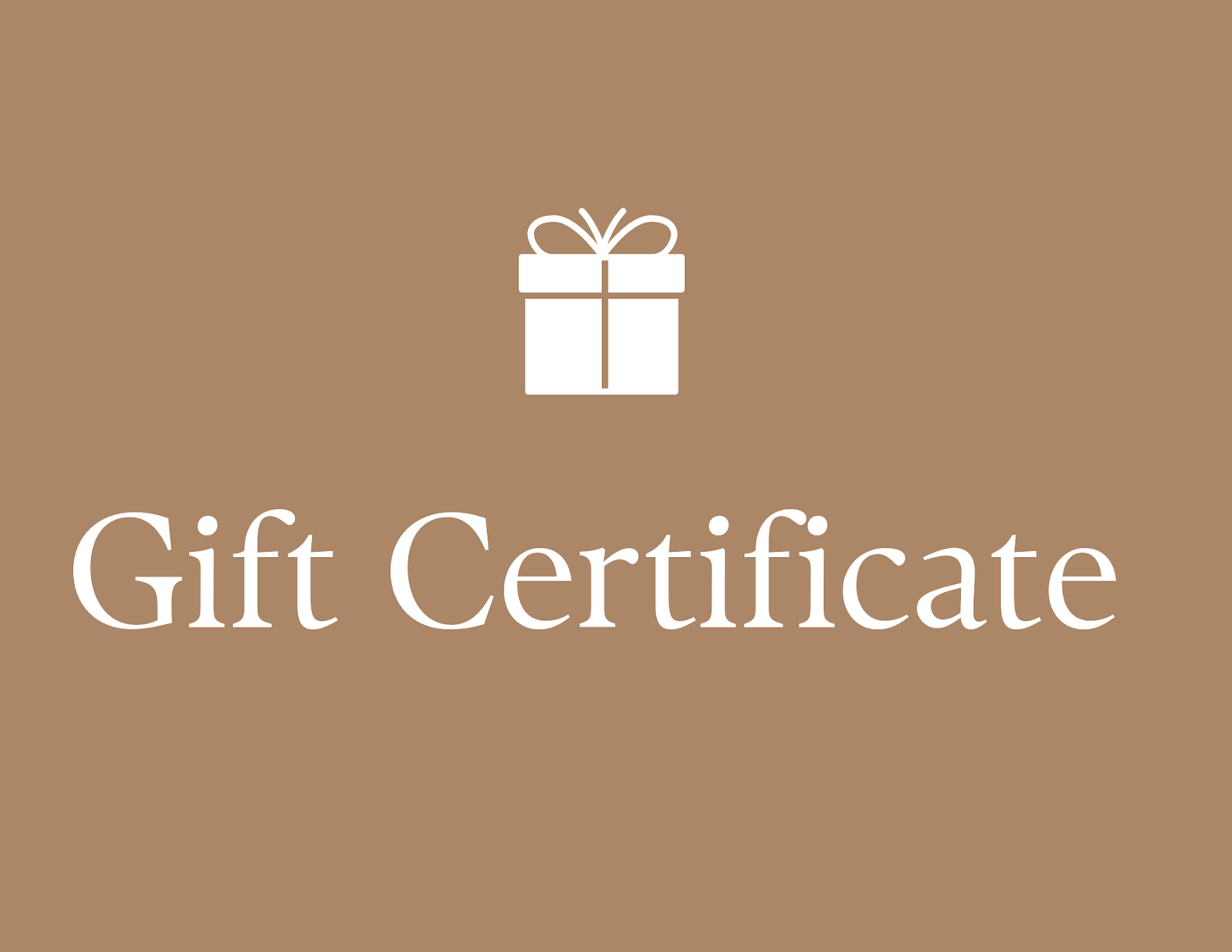 Gift Certificate