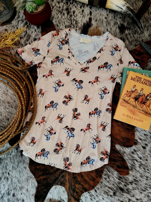 Wild Horses Top