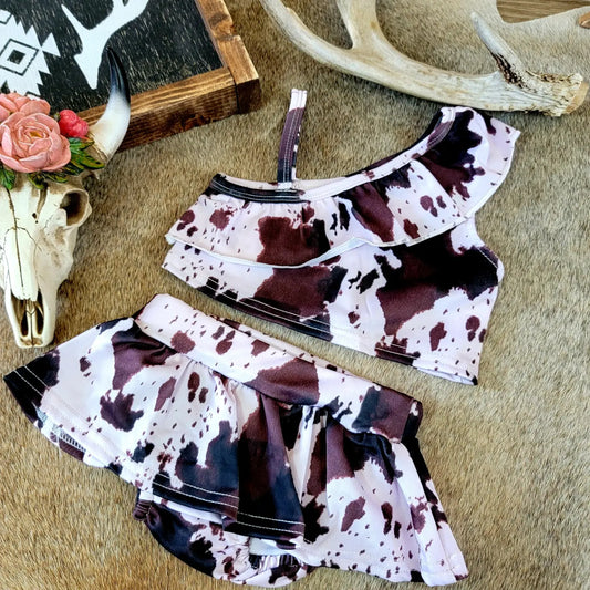 Cowprint Swimsuit