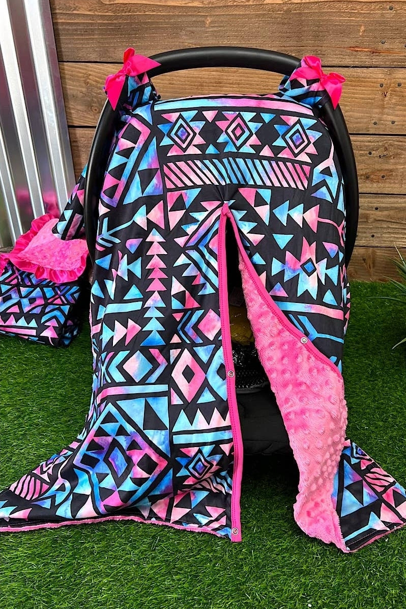 Geometric Carseat Cover